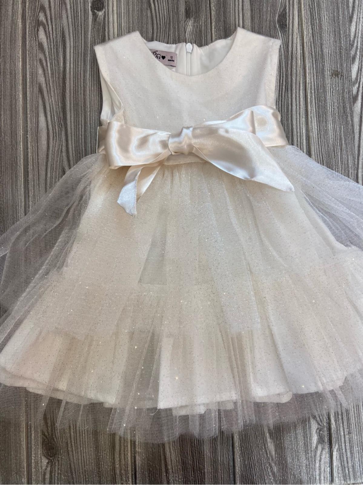 abito neonata phi clothing 22770BATTESIMO