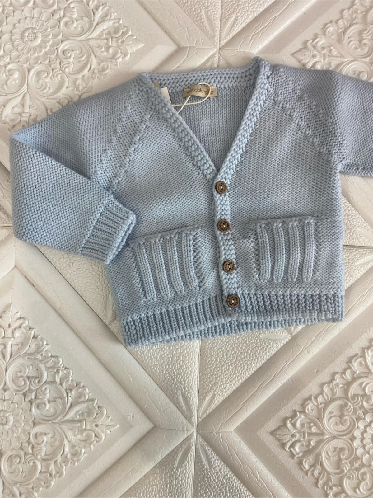 cardigan neonato weedoble 24I02308A