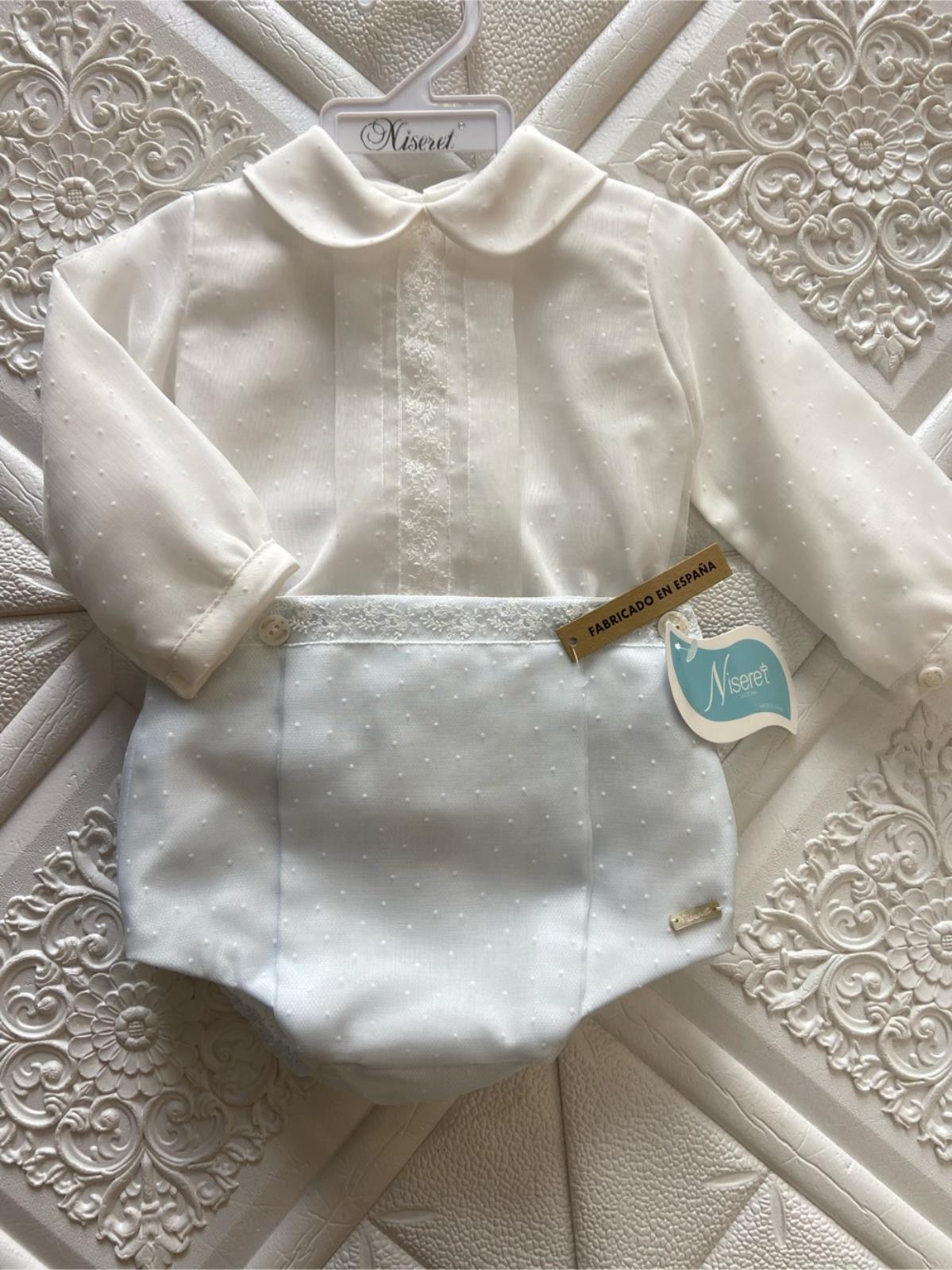 completo battesimo neonato niseret 24I5421