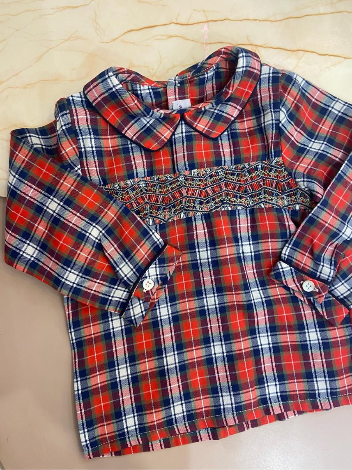 camicia neonata kidiwi NATALE 27301a