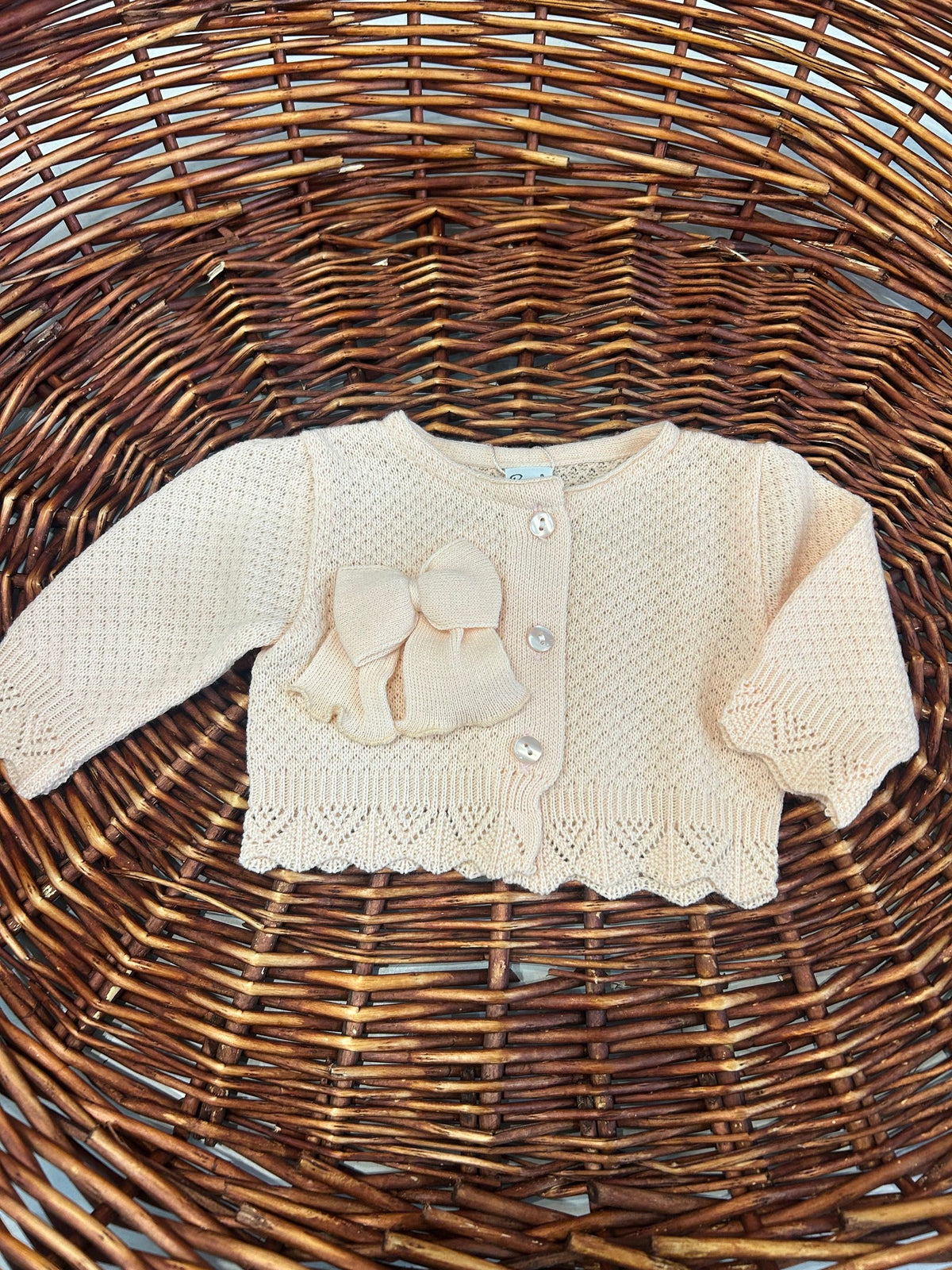 cardigan neonata pappa e latte ai2695n