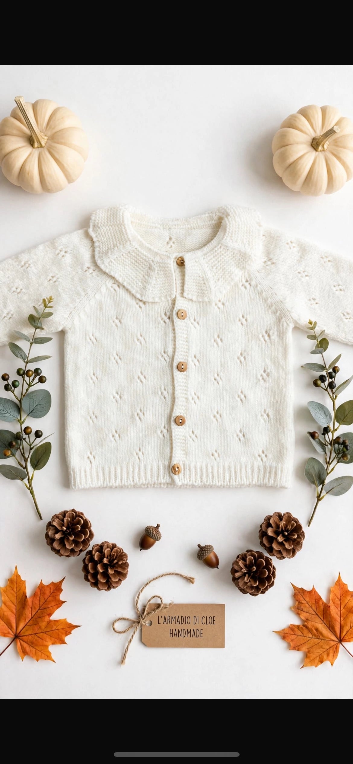cardigan neonata weedoble ai2708308b